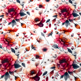 Double Gauze Musselin Digital Flower Bouquet